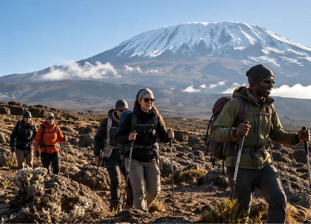 Trekking in northern Tanzania